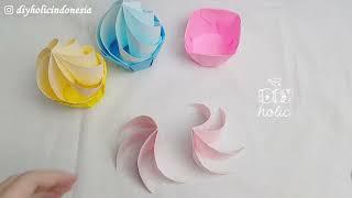 EASE ORIGAMI CUPCAKE | making ice cream