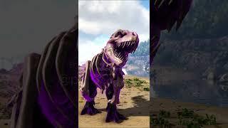 ARK ASCENDED VS ARK SURVIVAL EVOLVED MODDED DINOS PART 2 #shorts #ark #sigma