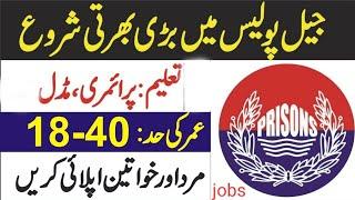 Jail Khana Jat Department High Security Prison Jobs 2021 