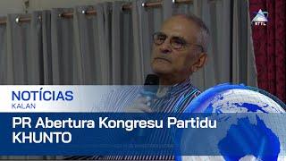 Prezidente Repúblika Abertura Kongresu Da Haat Partidu KHUNTO