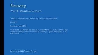 How to fix Error Code 0xc0000034 in windows 10 easy without losing anything