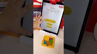 Learning TANGRAM Game on Osmo Genius starter kit!! #tangram #shorts