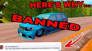 No Limit Drag Racing 2.0 || BOUNCING VEHICLES BANNED, IS THIS CHEATING??