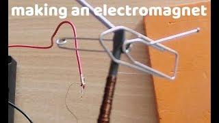 making an electromagnet