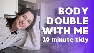 Clean With me! | 10-Minute Body Double for Cleaning Motivation