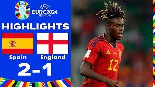 Spain vs England 2-1 Highlights Goals | Euro 2024 Highlights
