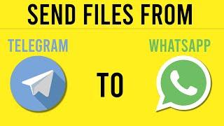 How to send Photos. Links and Documents from Telegram to WhatsApp
