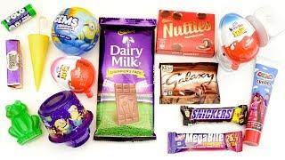 Dairy Milk Champions edition and other candies opening