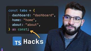 I Can't Believe I Didn't Know these Typescript Hacks
