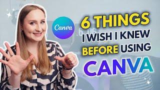  6 THINGS YOU SHOULD KNOW Before using CANVA! | Canva Tutorial