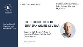 The Third Session of the Eurasian Online Seminar with Professor Mark Beeson