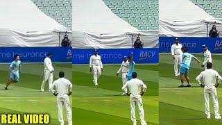 Watch : Pitch invader hugs Virat Kohli and dances on MCG in a bizarre moment on IND vs AUS Day 2