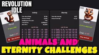 ANIMALS, ZOO, SLOWDOWN - SPEEDRUN TO ETERNITY CHALLENGES // REVOLUTION IDLE