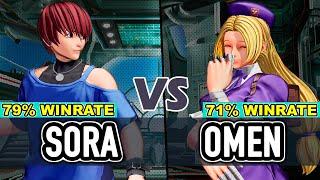 KOF XV ▰ SORA (Chris/Rock/Kim) vs OMEN (Hinako/Ralf/Ryo)