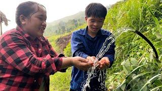 Water Pulling about new house,The life of a young couple.| Phuc and Sua