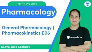 NEET PG 2022: General Pharmacology | Pharmacokinetics E06 | Let's crack NEET PG | Dr.Priyanka