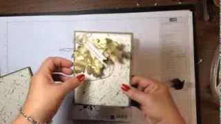 Stampin' Up! Video Tutorial  Embossed Autumn Accents Leaves Card