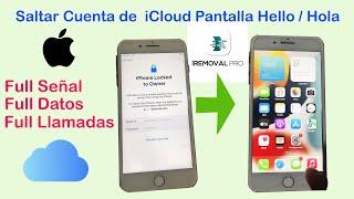 Bypass iCloud Full/Señal/Datos/Llamadas MEID/GSM / iOS 15 | iPhone 5s al X | Windows | iRemoval Pro