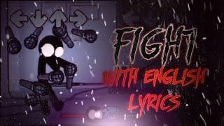 Fight with English lyrics/Fight translation on English.#fnf,#stickman,#fnfmod