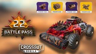 NEW Battle Pass Season 22 • Crossout Mobile