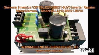 Siemens Sinamics V20 6SL3210-5BE21-5UV0 Inverter Repairs @ Advanced Micro Services Pvt.Ltd