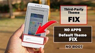 MIUI Third-party Theme Lifetime Fix || Default Theme Permanent Fix || No Root No Apps