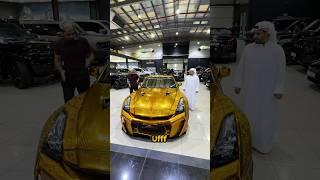  FULLY CUSTOM GOLD NISSAN GTR #shorts