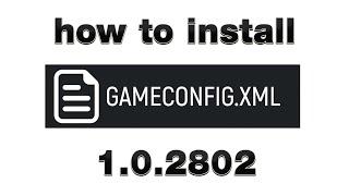 How to install gameconfig for GTA 5 version 1.0.2802 | How to fix infinite loading in GTA 5 with mod