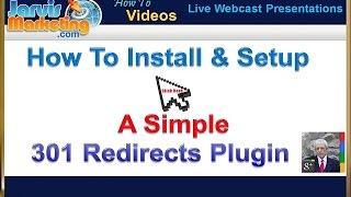 How To Install And Setup The Simple 301 Redirects Plugin 5 - How To Do A 301 Redirect Part 2