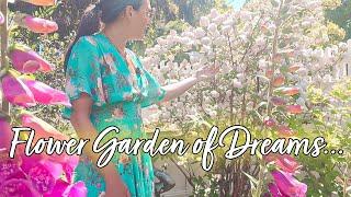 Relaxing Home Vlog - Luxurious Facial - Summer Cottage Flower Garden Tour