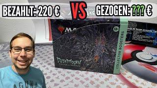 Ist es möglich 220€ aus einer Duskmourn Collector Booster Box zu ziehen?