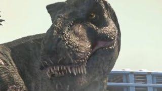 The most Stupid T.rex entrance Jurassic World Chaos Theory