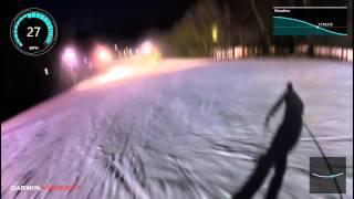 Skiing at Blandford: Pretty fast run on Broadway