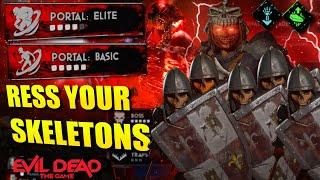 Skeleton Resurrection Build is INSANE  | Evil Dead: The Game Demon (Necromancer)