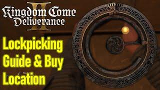 Kingdom Come Deliverance 2 lockpicking guide, how to get lockpicks, very hard locks, etc