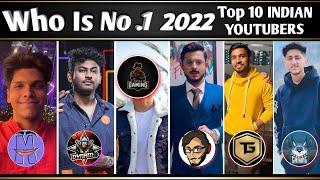 Top 10 Gaming Youtubers in India  2022 | Ft. Techno Gamerz, Total Gaming, Mythpat,