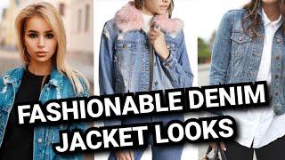 FASHIONABLE DENIM JACKET 2022|Top Denim Jacket trends|How to style Denim Jacket 2023-MI Fashion