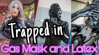 Rubber Doll Heavy Breathing in GasMask and Latex