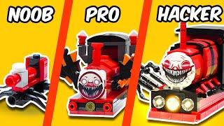 LEGO Choo Choo Charles: Noob - Pro - Hacker - God Choo Choo Train | FUNZ Bricks