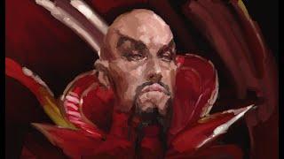 Digital Paint - Max von Sydow as Ming the Merciless