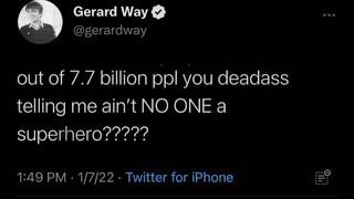 Some of Gerard Way's tweets to get you to where you need to be