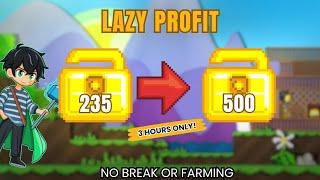 LAZY PROFIT WITH 2 DL 2024 - THORAMEL GUIDE | GROWTOPIA