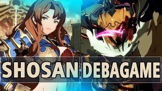 GBVSR:Shosan (Zeta) Vs Debagame (Vaseraga)| High Level Gameplay.