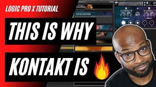 How I Use Kontakt In Logic Pro X Tutorial 2021 | Quartarone Guitar Reveries Review