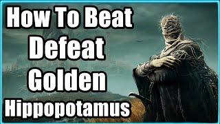 Elden Ring Shadow Of The Erdtree Boss Fight - How to Defeat Golden Hippopotamus