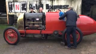 1911 28.4 litre Fiat S76 first start up - 28 November 2014