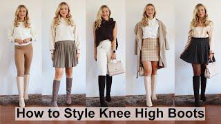 How To Style Knee High Boots 2021 | Elegant Fall Outfits 2021 | Anna's Style Dictionary