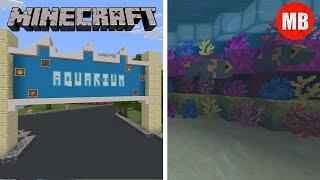 Minecraft Aquarium | Animal Exhibits Full Build Tour | Orca, Whale, Blobfish and MORE!