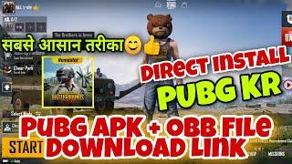 Pubg Mobile KR Version Apk+Obb File Direct Download Link | Download Pubg Mobile KR Version Easily