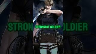 Top 7 Strongest Soldiers in AOT #anime #shorts #aot